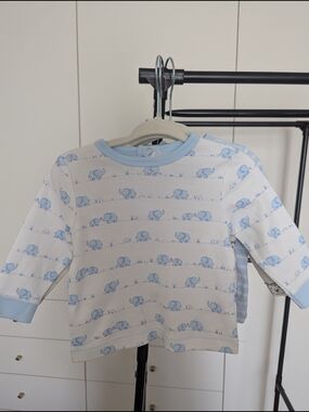 3 Pieces Little Me White/Beige Tops